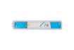 Immagine di Poggiapolsi da tastiera in gel Q-Connect 49x5,5x2,3 cm blu trasparente KF20088