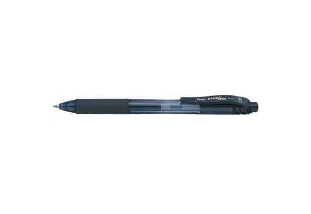 Immagine di Penna roller a scatto Pentel EnerGel X 0.7 mm nero BL107-AX