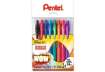 Immagine di Penna roller a scatto Pentel WOW! 1 mm assortiti 8 pezzi - 0X12017