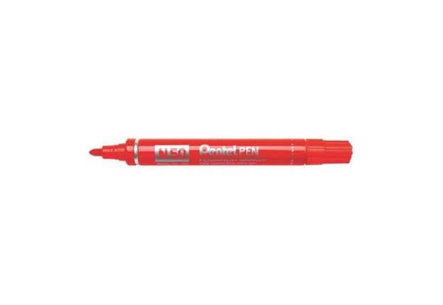 Immagine di Marcatore professionale permanente Pentel N50 punta conica 4,3 mm rosso N50-B