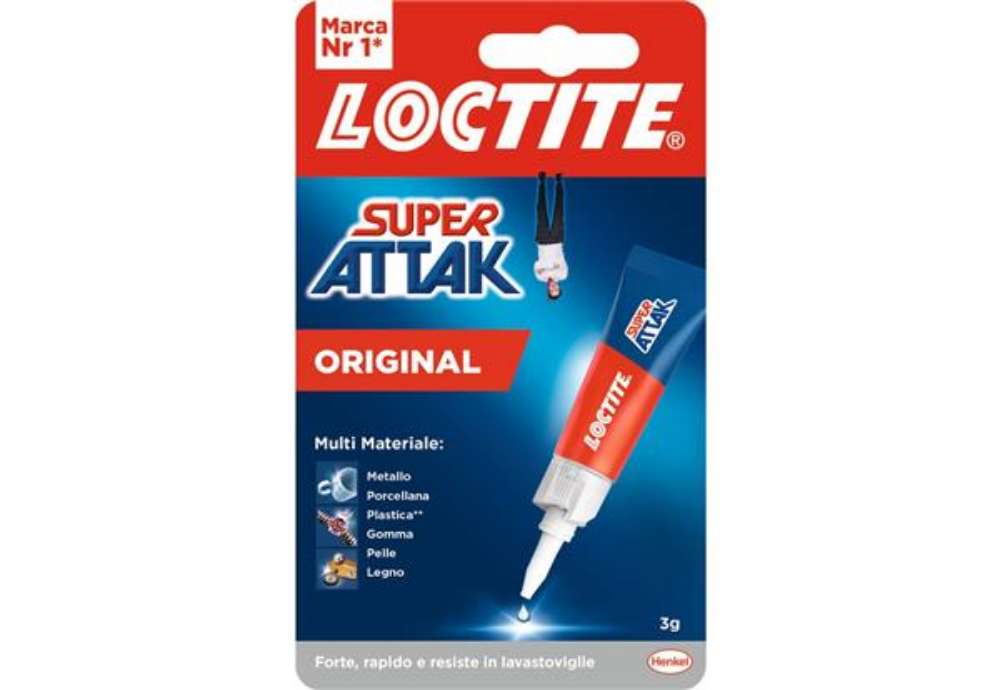 Immagine di Colla Loctite Super Attak Original Plus 3 g trasparente 2971871