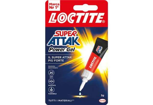 Immagine di Colla Loctite Super Attak Power Flex gel 3 g trasparente in tubetto 2947515