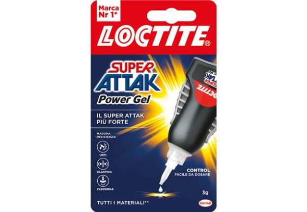 Immagine di Colla Loctite Super Attak Power Flex gel 3 g trasparente in dispenser 2632282