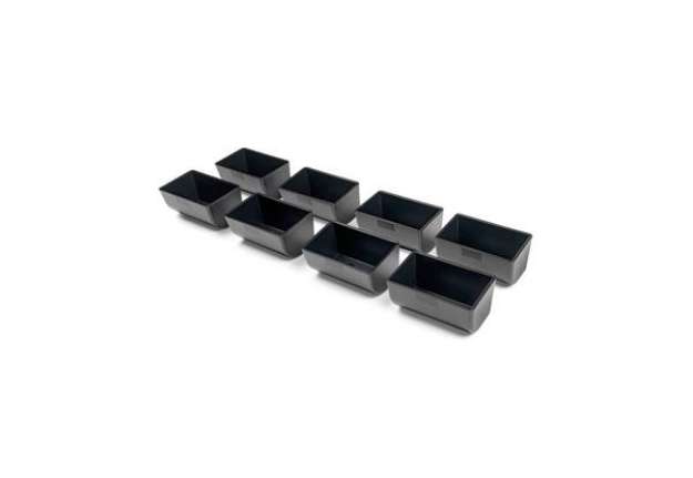 Immagine di Set di 8 vaschette per monete Safescan 4141 CC nero 132-0497