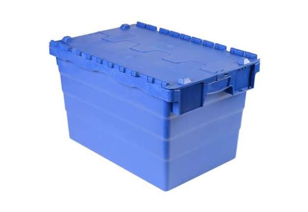 Immagine di Cassa impilabile in PPL 50 L Viso 600x400x365 mm blu - 64 L DSW5539