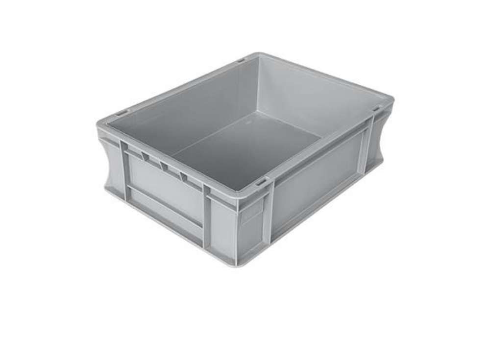 Immagine di Contenitore per movimentazione in PPL Viso 30x40x12 cm fino a 15 kg grigio E4312/21