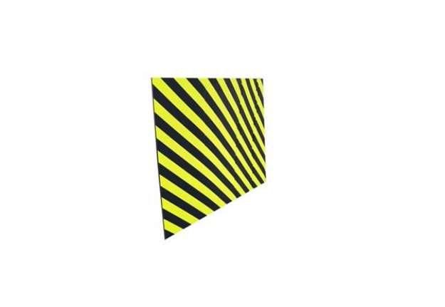 Immagine di Protezione segnaletica in gomma Viso 100x150 cm nero/giallo PU1502NJ