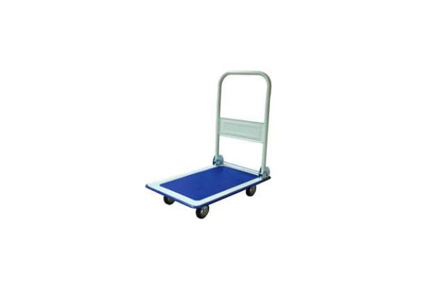 Immagine di Carrello in metallo con maniglia pieghevole Viso 73x47,5x83 cm blu portata 150 kg - RMC740