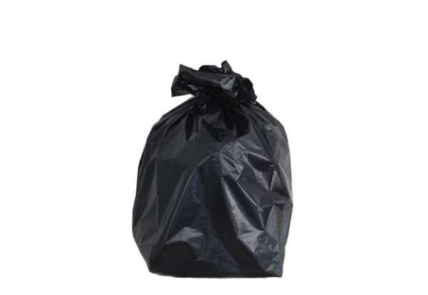 Immagine di Sacchi immondizia 72x110 cm spessore 47 my 103 l nero cartone da 200 pezzi - 20400