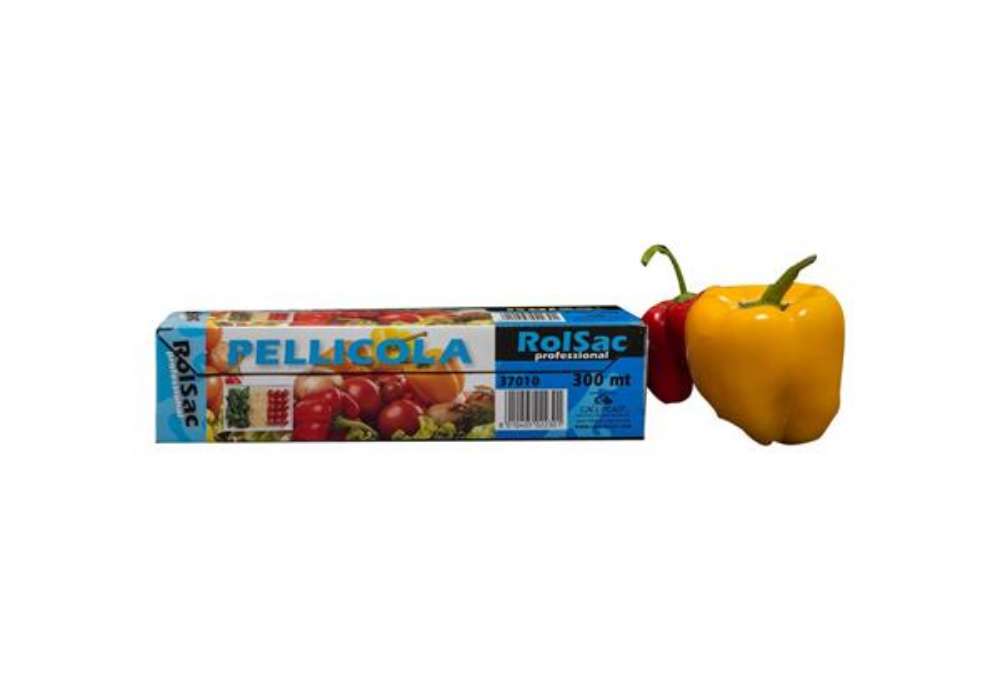 Immagine di Rotolo pellicola per alimenti Rolsac Professional 300 m h 29 cm neutro trasparente - 37010