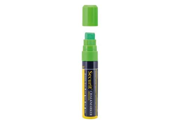 Immagine di Pennarello singolo a gesso liquido Securit® a punta grande 7-15 mm verde SMA720-GR