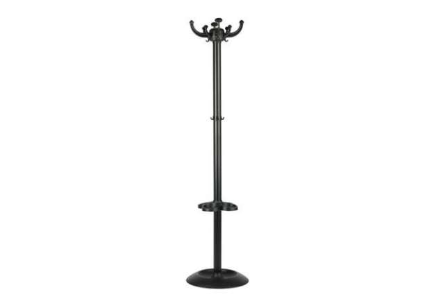 Immagine di Appendiabiti da terra Unisit Jolly con portaombrelli h. 176 cm - 8 ganci nero - APUJOLN