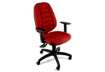 Immagine di Sedia operativa girevole Unisit Cerere CRSYM  Eco Smart - rivestimento ignifugo rosso - CRSYM/IR
