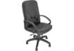 Immagine di Poltrona direzionale girevole Unisit Dante DNP Eco Smart - rivestimento ecopelle nero - DNP/KN