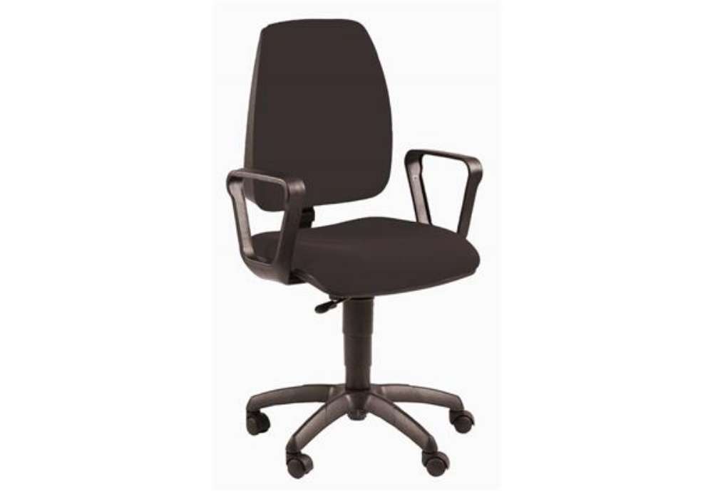 Immagine di Sedia operativa girevole Unisit Jupiter JUBR Eco smart - rivestimento Eco nero - con braccioli - JPQ