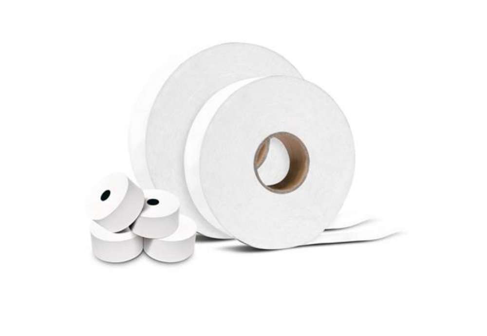 Immagine di Rotoli per colonnine area di servizio Rotolificio Pugliese 57 mm x 100 m foro 12 mm 55 g/m² conf. da