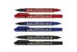 Immagine di Marcatore permanente doppia punta Pentel Twin Tip tratti F-M blu N75W-CE