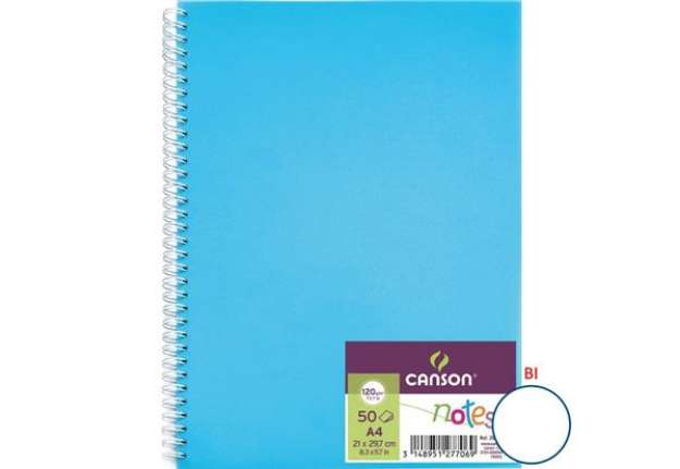 Immagine di Quaderno a spirale Canson A4 - 50 fogli assortiti C200003028