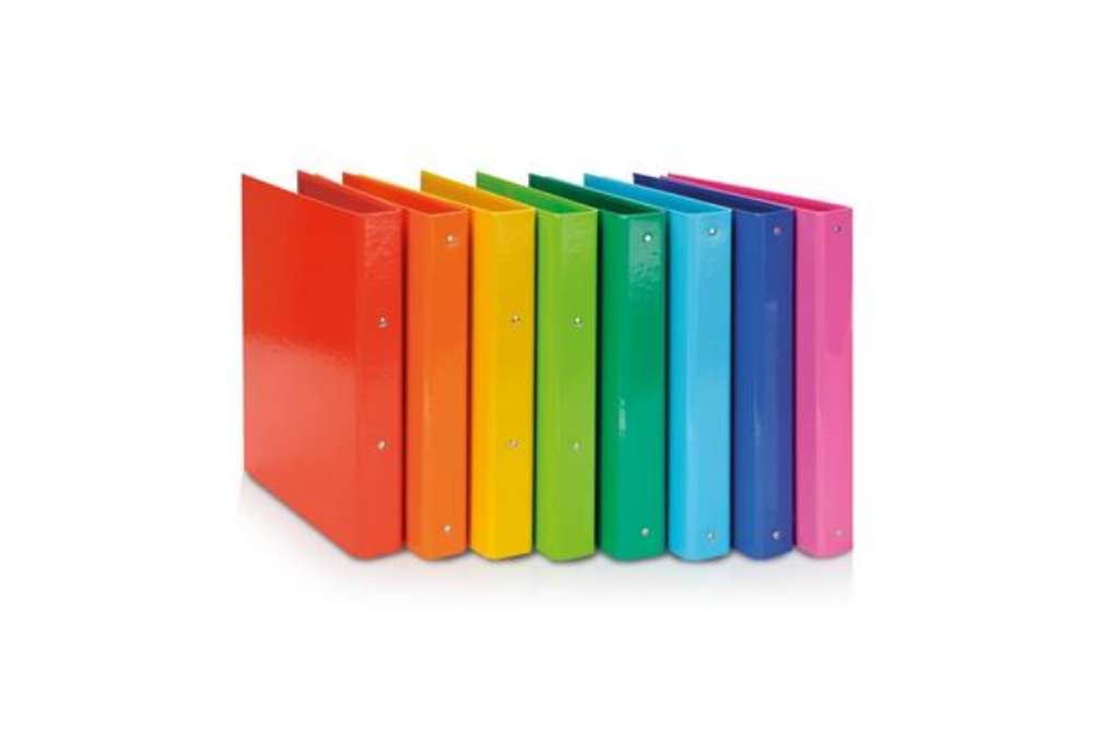 Immagine di Raccoglitore Euro-cart Iris A4 dorso 4 cm 4 anelli tondi 30 mm azalea CPCL4-30AL