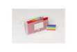 Immagine di Classificatore Crystal Colours chiusura bottone 14x26 cm - 7 scomparti - cristallo - 55398E