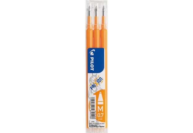 Immagine di Refill penne a sfera Pilot Frixion Ball e Clicker 0,7 mm pesca Set 3 pezzi - 6848