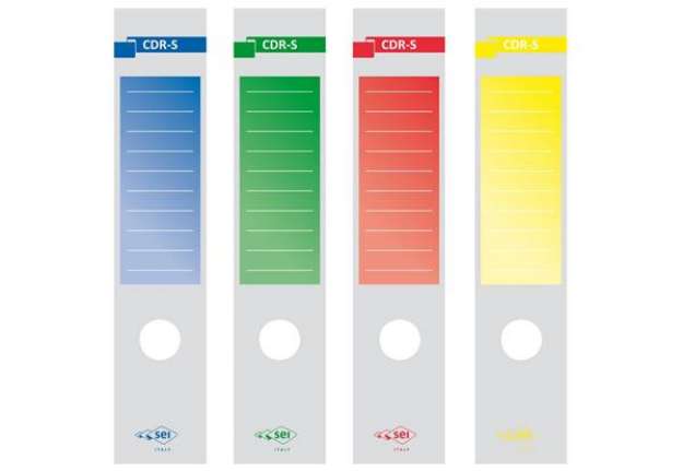 Immagine di Copridorso autoadesivi Sei Rota CDR-S 7x34,5 cm blu Conf. 10 pezzi - 58012607