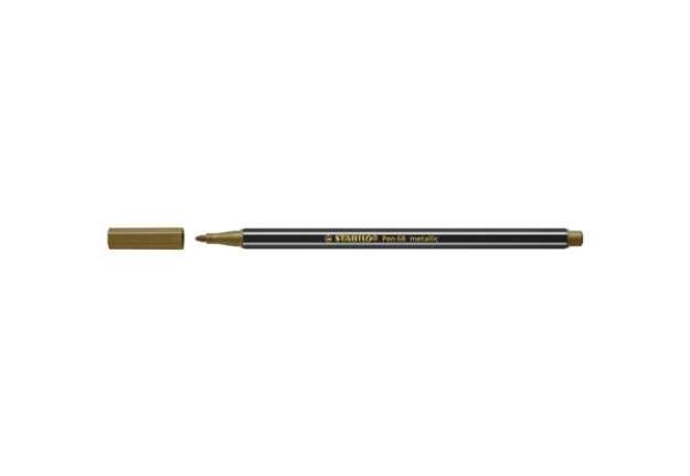 Immagine di Pennarelli Stabilo Pen 68 metallic 1 mm  oro - 68/810