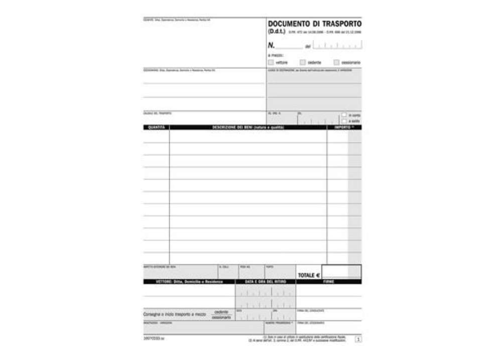 Immagine di Blocco DDT autoricalcanti data ufficio A5 33x3 copie autoricalcanti DU1607CD330