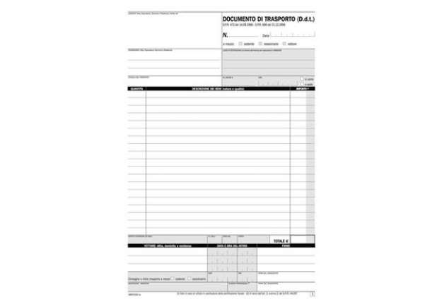 Immagine di Blocco DDT autoricalcanti flex data ufficio A4 33x3 copie autoricalcanti DU1687CD330