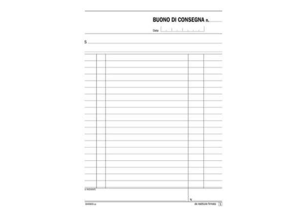 Immagine di Blocco buoni di consegna flex 21,5x14,8 cm - 33x3 copie data ufficio DU164583300
