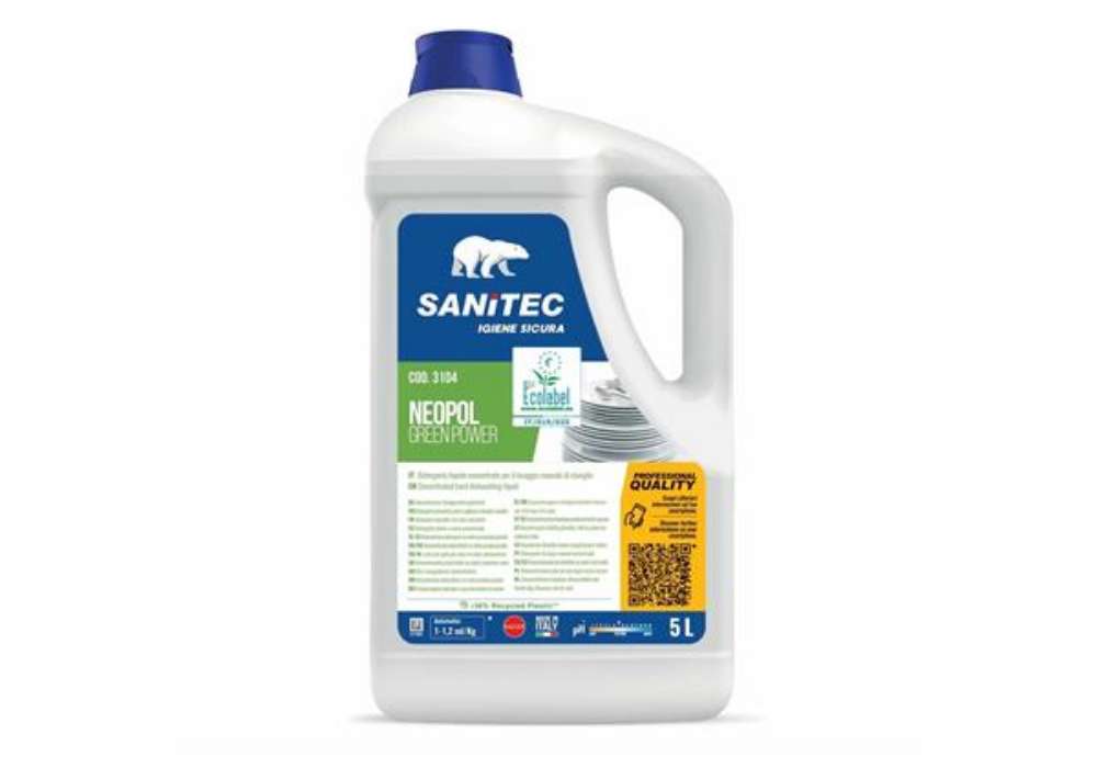Immagine di Detergente lavapiatti Green Power Sanitec 5 L 3104