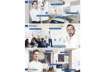 Immagine di Lavagna adesiva roll-up VIVA magnetica bianca 60x90 cm - 852