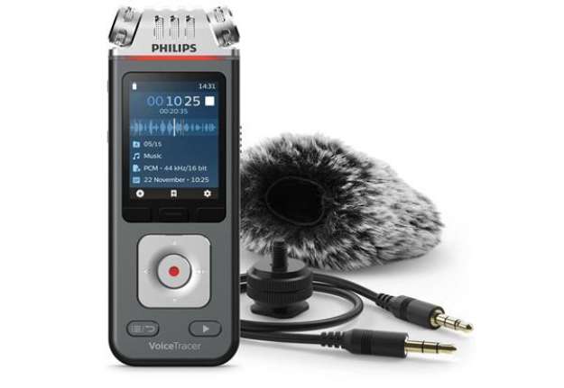 Immagine di Registratore vocale digitale PHILIPS VoiceTracer 7110 antracite DVT7110