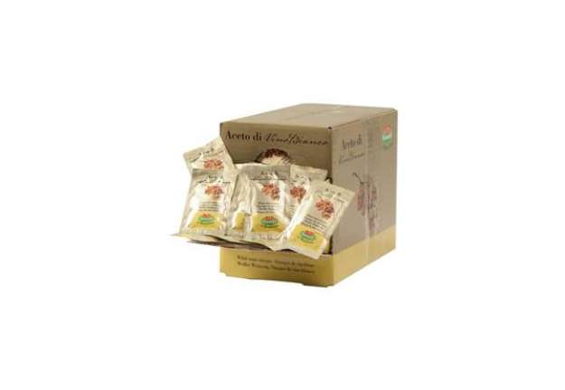 Immagine di Aceto di vino bianco VIANDER in bustina monoporzione da 5ml Conf. 250 pezzi - 01-0036