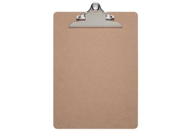 Immagine di Portablocchi con clip MAULclassic A4 in legno di fibra Z700031