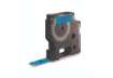 Immagine di Nastro per etichettatrici Dymo D1 12 mm x 7 m Nero/Blu S0720560