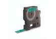 Immagine di Nastro per etichettatrici Dymo D1 12 mm x 7 m Nero/Verde S0720590