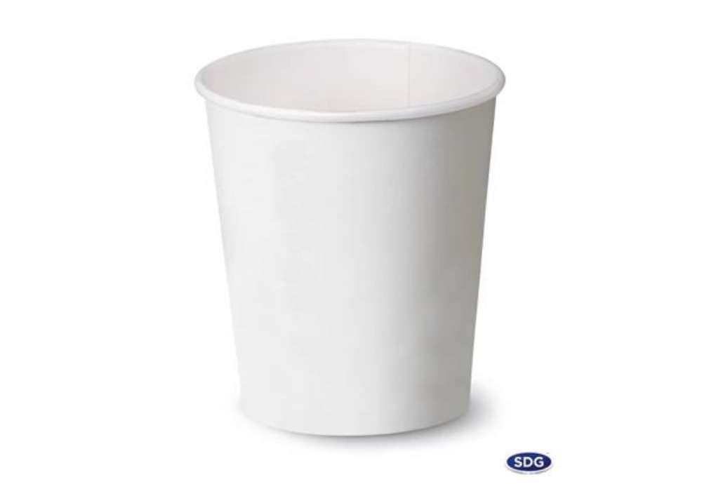 Immagine di Bicchiere 3oz (85ml) Bianco in cartoncino Scatolificio del Garda Bianco - Conf. 50 pezzi - 104-00-S