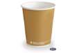 Immagine di Bicchiere 8oz (240ml) Avana in cartoncino Bio Scatolificio del Garda Avana - Conf. 50 pezzi - 317-65