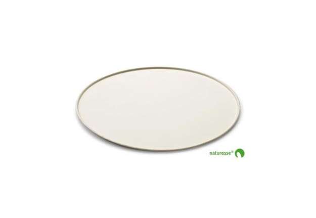 Immagine di Piatto pizza Ø 32,5 cm in polpa di cellulosa Scatolificio del Garda Bianco - Conf. 50 pezzi - 10485