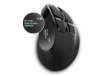 Immagine di Mouse verticale ergonomico wireless Trust VOXX ricaricabile - ricevitore USB A 2.0 con display - ner