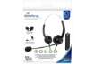 Immagine di Cuffie stereo per PC Media Range con microfono e filo - USB - nero - MROS304