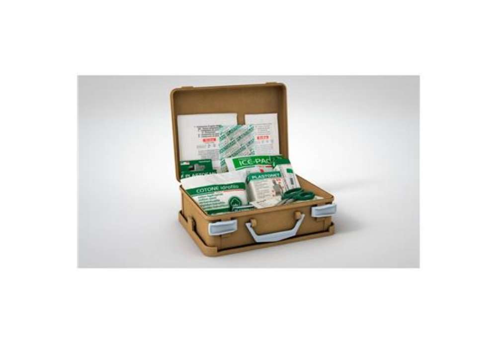 Immagine di Valigetta di pronto soccorso - ecosostenibile - FUTURA PVS marrone CPS463