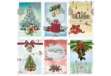 Immagine di Biglietti augurali Natalizi glitterati 12x18 cm - conf. 6 pz Biembi B2X202C61