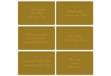 Immagine di Biglietti Natalizi in vassoio - 9x14 cm conf. 6 pezzi Biembi oro BBE202C75