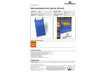 Immagine di Tasche per identificazione Durable con fascette di aggancio blu f.to esterno mm 223x530- inserto A4