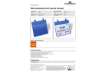 Immagine di Tasche per identificazione Durable con fascette di aggancio blu f.to esterno mm 311x442- inserto A4