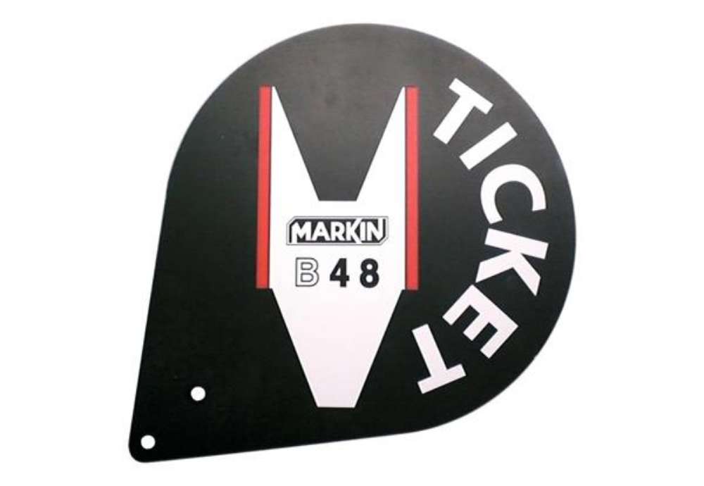 Immagine di Cartello segnalazione eliminacode MARKIN 32,5x25,5 cm Y610CART