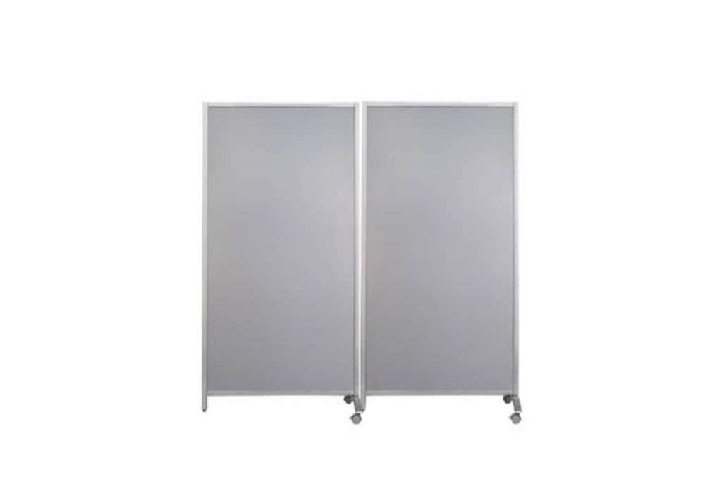 Immagine di Paravento con magneti Serena Group in policarbonato grigio 80x40x170 cm WAL804017G