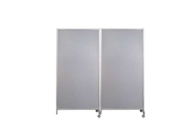 Immagine di Paravento con magneti Serena Group in policarbonato grigio 80x40x170 cm WAL804017G